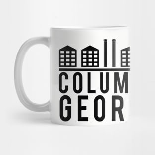 Columbus Georgia Skyline Logo Mug